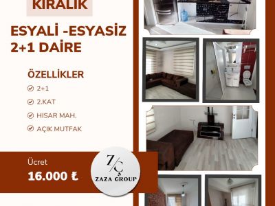 DİDİM HİSAR MAH. 2+1 KİRALIK DAİRE 